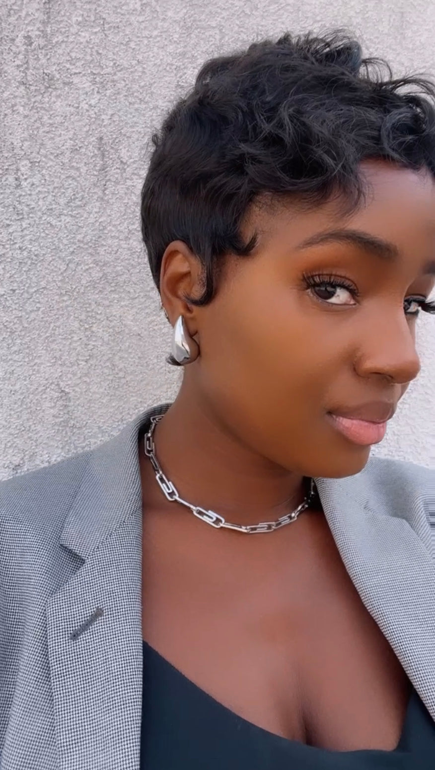 NAOMI MEDUIM EARRING- SILVER