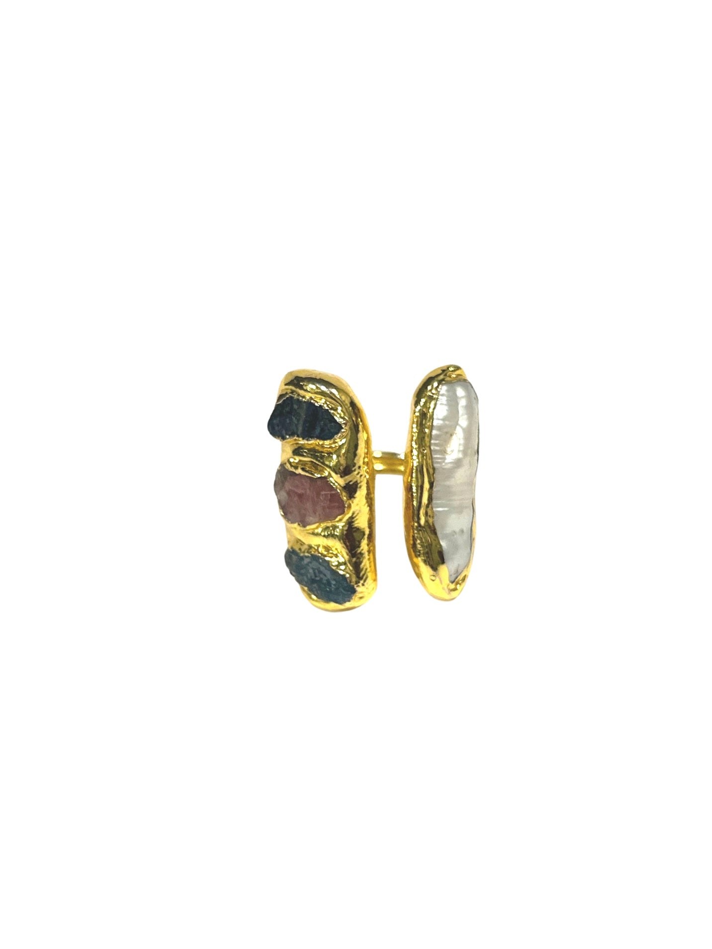 DOUBLE STONE RING