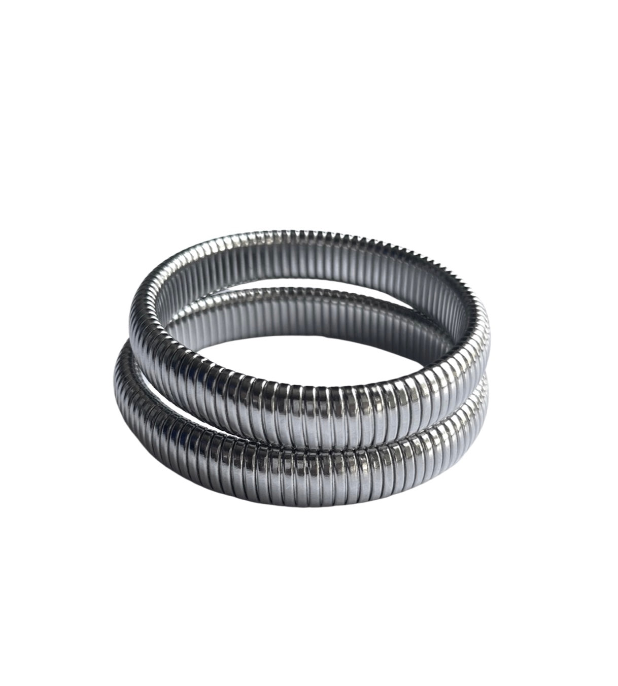 OLA BANGLE SET-SILVER